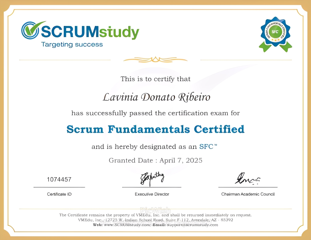 Certificado Git e GitHub